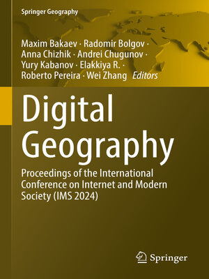 cover image of Digital Geography